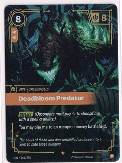 Riftbound Origins Deadbloom Predator Epic Foil 161/298 - Image 1