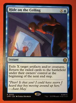 MTG: SPIDER-MAN: HIDE ON THE CEILING ,0032, REGULAR FINISH, RARE, NM, SPM - Image 1