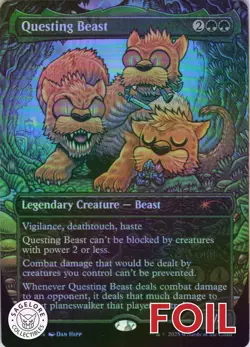 MTG Questing Beast (17) | NM Foil | Secret Lair Countdown Kit {SLC} - Image 1