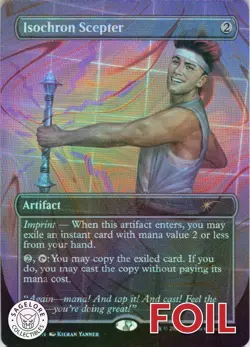 MTG Isochron Scepter (Halo Foil) (9) | NM Foil | Secret Lair Countdown Kit {SLC} - Image 1