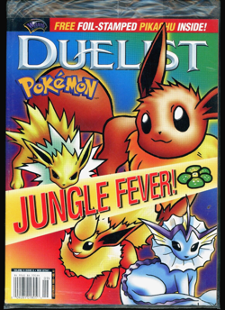 Pokemon DUELIST MAGAZINE Jungle Fever SEALED Promo GOLD "W" Stamp PIKACHU Card - Image 1