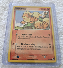 Pokemon Growlithe 55/92 Common Ex Legend Maker Card TCG Trading Card Game - Image 1