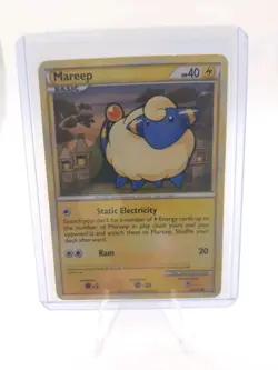 Mareep 73/123 HS HeartGold & SoulSilver Pokemon Card Common Regular TCG Game - Image 1