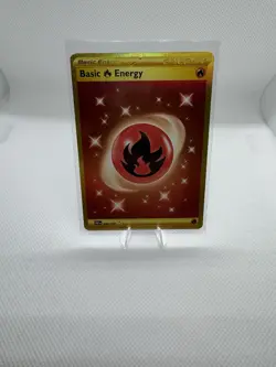 Basic Fire Energy NM GOLD 230/197 SV03: Obsidian Flames Pokemon TCG Holo - Image 1