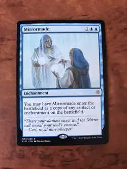 Mirrormade MTG Magic the Gathering Card NM Near Mint Throne Eldraine ELD - Image 1