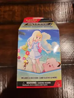 Pokemon TCG Lillie Premium Tournament Collection Box Sealed New - Image 1