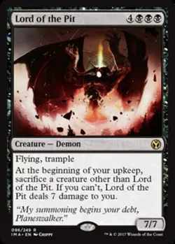 Lord of the Pit ~ Near Mint Iconic Masters MTG Magic UltimateMTG Black Card - Image 1