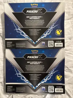 Pokemon TCG: Pikachu V Box - Lot of 2 Sealed - Fusion Strike + Brilliant Stars ! 820650851179 - Image 2