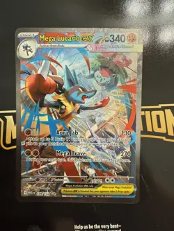 Mega Lucario ex 179/132 - Pokemon TCG Mega Evolution Holo SIR - NM/M 179/132 - Image 1
