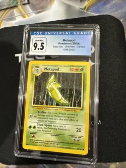 Metapod Pokemon (2000) Base Set-unlimited-54/102 1999-2000 - Image 1