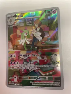 Kirlia - 212/198 Pokemon Scarlet & Violet Base Set Holo IR NM Free Shipping - Image 1