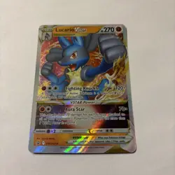 Lucario VSTAR #SWSH214 SWSH: Sword & Shield Black Star Promo 2022 Pokemon - Image 1