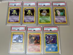 1999 GAME & 2000 ROCKET -Lot of 20 PSA graded pokemon - w/ Dark Charizard - Image 3