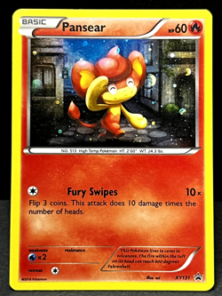 Pokemon TCG Pansear XY131 - Black Star Promo Cosmos Holo MP - Image 1