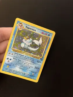 Vaporeon 12/64 LP Jungle Set WOTC Pokemon Cards Vintage Holo Rare - Image 2