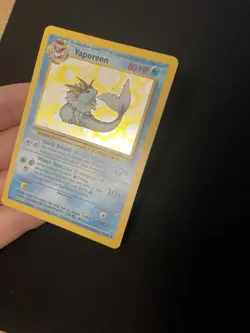 Vaporeon 12/64 LP Jungle Set WOTC Pokemon Cards Vintage Holo Rare - Image 5