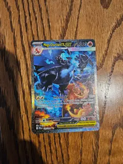 Mega Charizard X EX SIR 125/094 Phantasmal Flames English Pokemon TCG Pack Fresh - Image 1