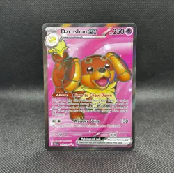 Pokemon Dachsbun Ex 160/142 Stellar Crown ULTRA RARE HOLO FULL ART - Image 1