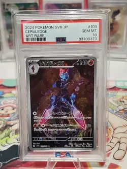 PSA 10 Gem Mint JPN Ceruledge AR sv8 Super Electric Breaker 109/106 Pokemon - Image 2