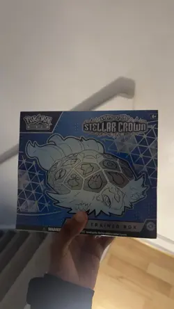 Pokemon ETB Scarlet & Violet Stellar Crown Sealed Elite Trainer Box IN HAND - Image 1