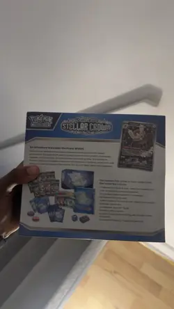 Pokemon ETB Scarlet & Violet Stellar Crown Sealed Elite Trainer Box IN HAND - Image 2