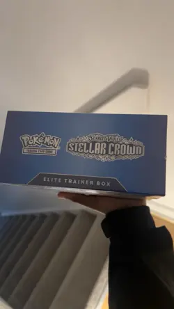 Pokemon ETB Scarlet & Violet Stellar Crown Sealed Elite Trainer Box IN HAND - Image 3