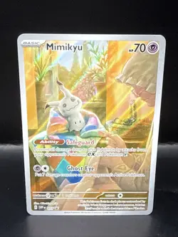Pokemon Mimikyu 075 Illustration Rare Holo Black Star Promo SVP B - Image 1