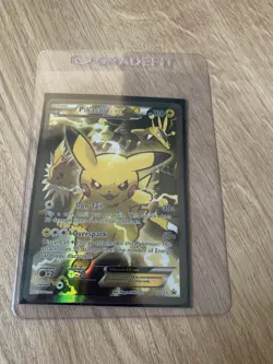 Pikachu EX (XY124) Red & Blue Collection Promo Standard Size Pokemon Card - Image 1