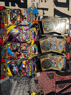 Pokemon Mega Evolution Lot - Blister Art Set And 3 Checklane Blisters - Image 1