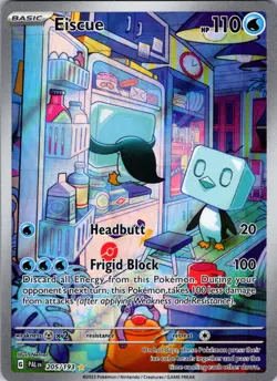 Eiscue 205/193 Paldea Evolved Illustration Rare Pokemon NM - Image 1