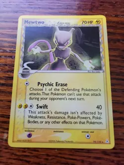 Mewtwo (Delta Species) 24/110 - EX Holon Phantoms - Non-Holo Pokemon Card - NM - Image 1