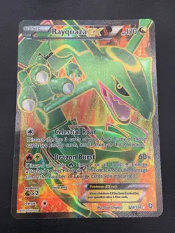Pokemon TCG Rayquaza EX 123/124 Dragons Exalted Ultra Rare Full Art Holo Damaged - Image 1
