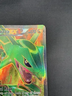 Pokemon TCG Rayquaza EX 123/124 Dragons Exalted Ultra Rare Full Art Holo Damaged - Image 3