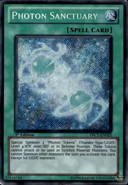 Photon Sanctuary EU MP 1st Ed Secret PRC1-EN022 Yu-Gi-Oh! - Image 1