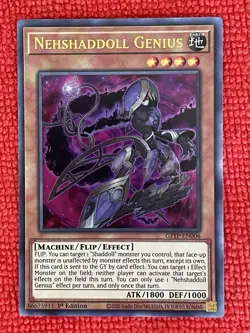 YuGiOh! - Nehshaddoll Genius - Ghosts From the Past (GFTP) - Ultra Rare - Image 1