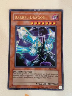 Yugioh, Barrel Dragon DB2-EN072, Ultra Rare, Unlimited, LP - Image 1