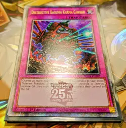 Destructive Daruma Karma Cannon (Quarter Century Secret Rare) -RA04-EN103-YuGiOh - Image 2