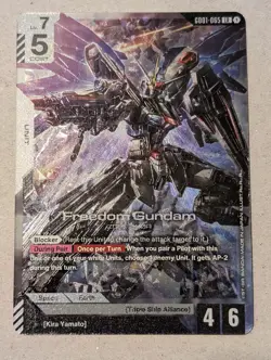Gundam Card Game - Newtype Rising - GD01-065 LR - Freedom Gundam - Image 1