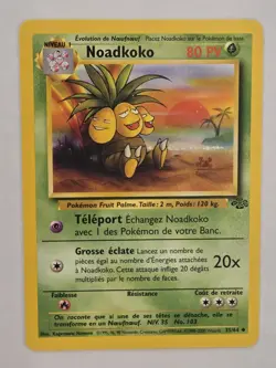 French "Exeggutor" Noadkoko 35/64 Uncommon non-holo Jungle Set Pokemon Card LP - Image 1