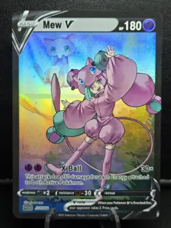 Pokemon Mew V Waifu Cute Doujin Ultra Rare Foil ACG Art Card - NM - Image 1