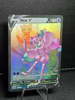 Pokemon Mew V Waifu Cute Doujin Ultra Rare Foil ACG Art Card - NM - Image 2