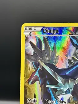 Dialga XY77 Full Art Holo Ultra Rare Black Star Promo Pokemon TCG Card MP - Image 2