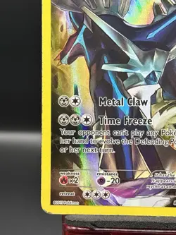 Dialga XY77 Full Art Holo Ultra Rare Black Star Promo Pokemon TCG Card MP - Image 5