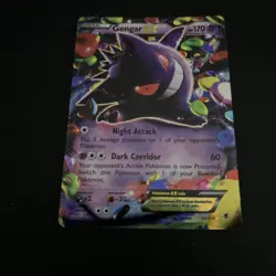 Pokemon TCG Gengar EX Ultra Rare Card Phantom Forces 34/119 - Image 1