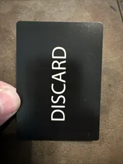 Mtg Magic Filler Card Discard Misprint Error Card - Image 1
