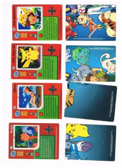 Pokemon Topps TV ANMATION EDITION bundle of 8 cards. (GTF#6) - Image 1