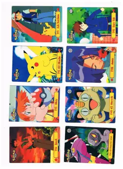 Pokemon Topps TV ANMATION EDITION bundle of 8 cards. (GTF#6) - Image 2