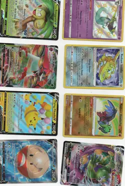pokemon card lot ex, v, full art, radiant lot of 8 japenese, english, or chinese - Image 1