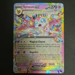 Pokemon Sylveon EX TCG 086/191 SV08 Surging Sparks Double Rare Holo Card NM - Image 1