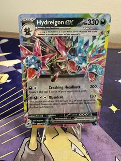 Pokemon TCG Hydreigon EX Double Rare Holo Card 119/191 Surging Sparks - Image 1
